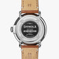 Shinola RUNWELL 47mm Tan Back