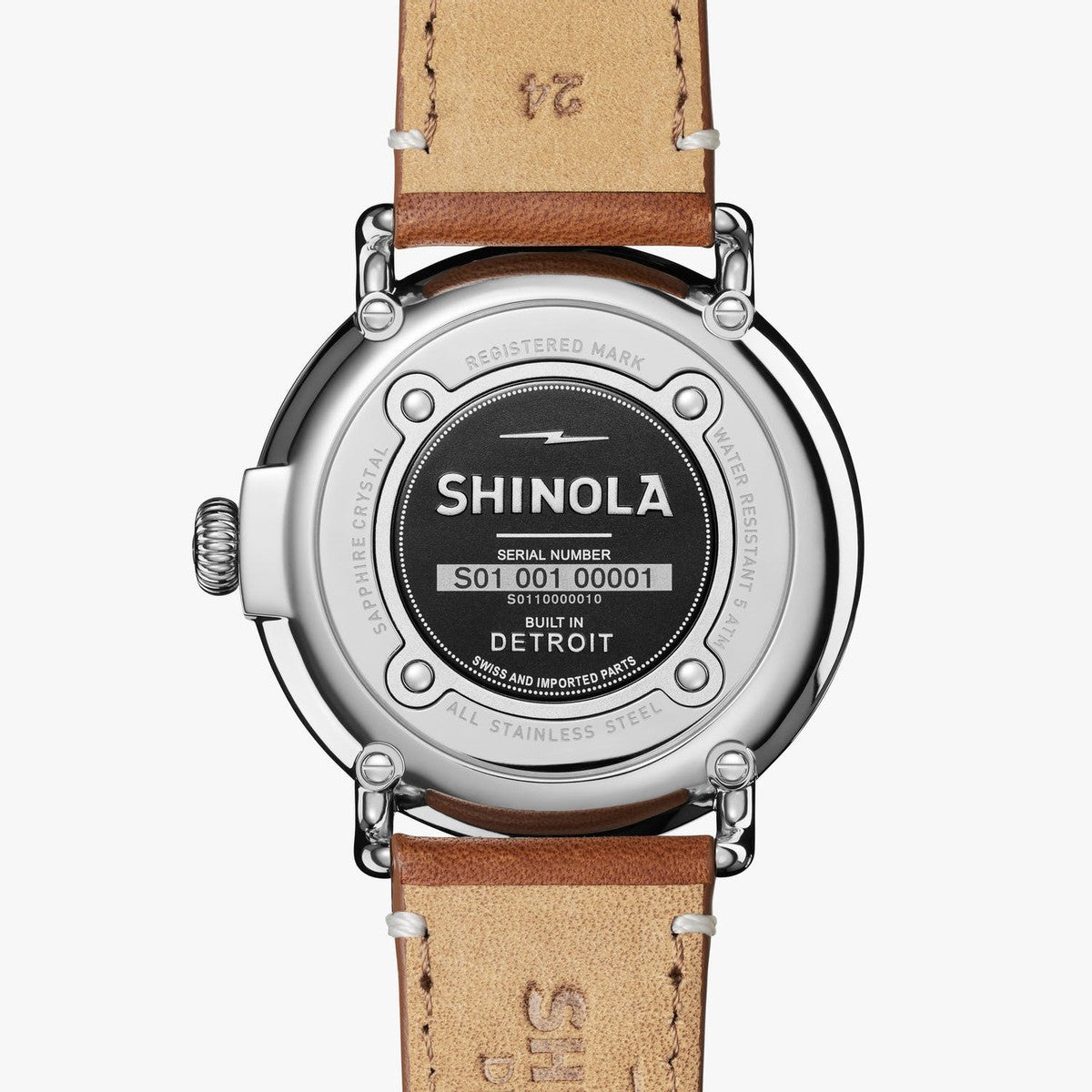 Ohio State Shinola Watch, The Runwell 47 mm White Dial | M.LaHart