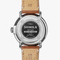 Shinola RUNWELL 47mm Tan Back