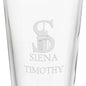 Siena College 16 oz Pint Glass- Set of 2 Shot #3