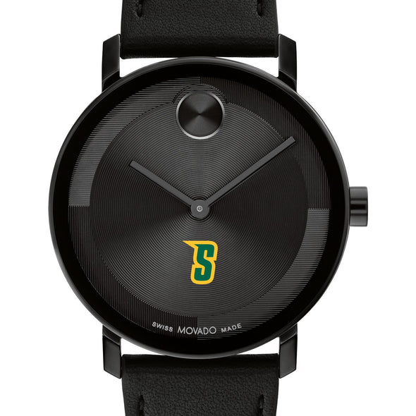 Siena College Men's Movado BOLD with Black Leather Strap Shot #1