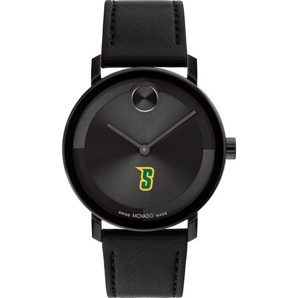 Siena College Men's Movado BOLD with Black Leather Strap Shot #2