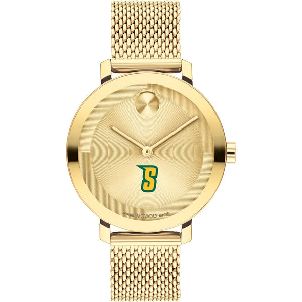 Siena College Women's Movado Bold Gold with Mesh Bracelet Shot #2