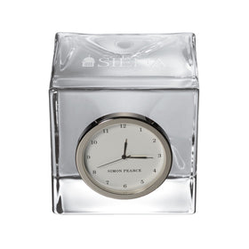 Siena Glass Desk Clock by Simon Pearce Shot #1