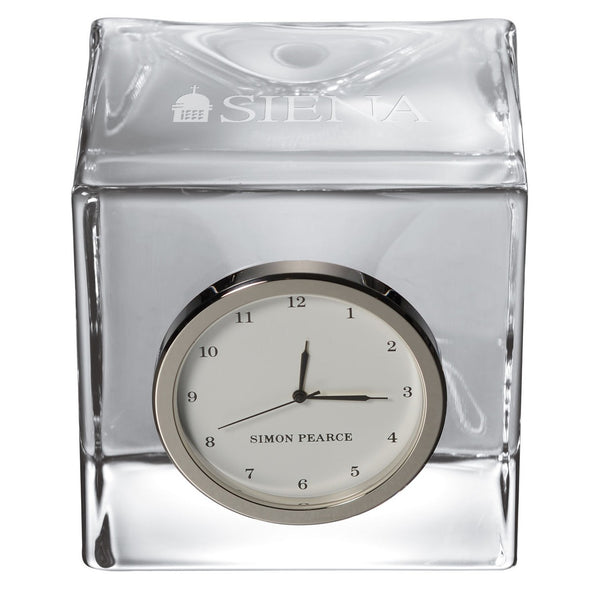 Siena Glass Desk Clock by Simon Pearce Shot #2
