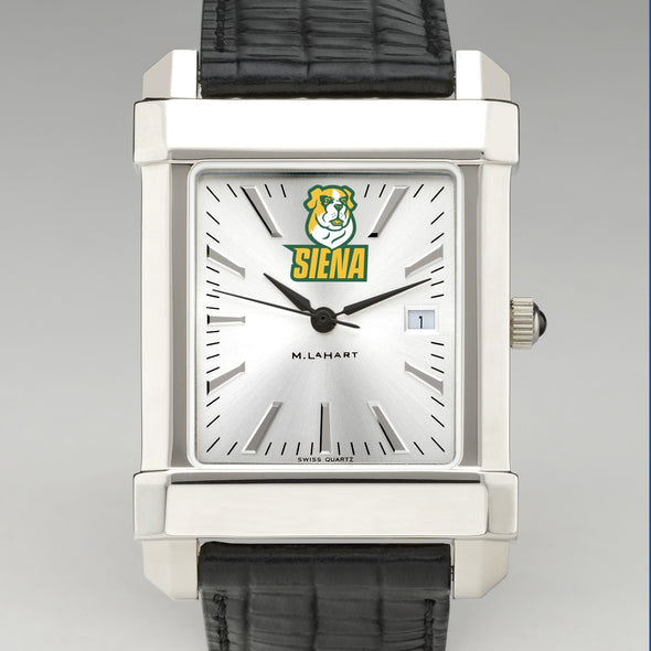Siena Men's Collegiate Watch with Leather Strap Shot #1