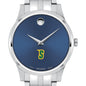 Siena Men's Movado Collection Stainless Steel Watch with Blue Dial Shot #1