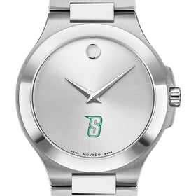 Siena Men&#39;s Movado Collection Stainless Steel Watch with Silver Dial Shot #1