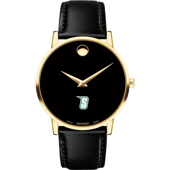 Siena Men&#39;s Movado Gold Museum Classic Leather Shot #2
