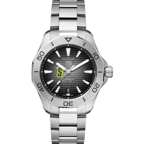 Siena Men's TAG Heuer Steel Automatic Aquaracer with Black Dial Shot #2