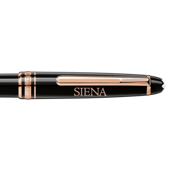 Siena Montblanc Meisterstück Classique Ballpoint Pen in Red Gold Shot #2