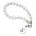 Siena Pearl Bracelet with Sterling Silver Charm