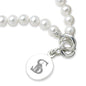 Siena Pearl Bracelet with Sterling Silver Charm Shot #2