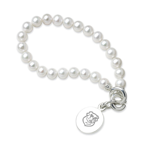 Siena Pearl Bracelet with Sterling Silver Charm Shot #1