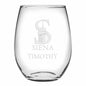 Siena Stemless Wine Glasses Made in the USA - Set of 2 Shot #1