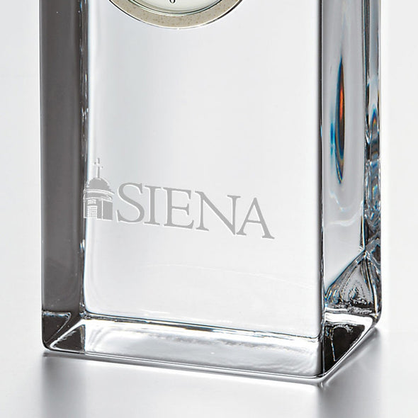 Siena Tall Glass Desk Clock by Simon Pearce Shot #2