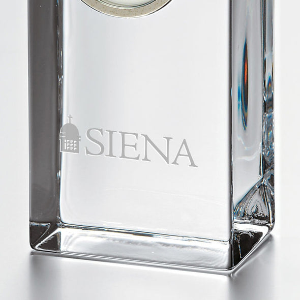 Siena Tall Glass Desk Clock by Simon Pearce Shot #2