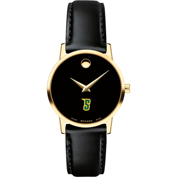 Siena Women's Movado Gold Museum Classic Leather Shot #2