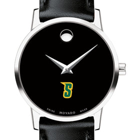 Siena Women's Movado Museum with Leather Strap Shot #1