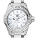 Siena Women's TAG Heuer Steel Aquaracer with Diamond Dial & Bezel