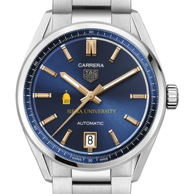 Siena Women's TAG Heuer Steel Carrera Automatic with Blue Dial Shot #1