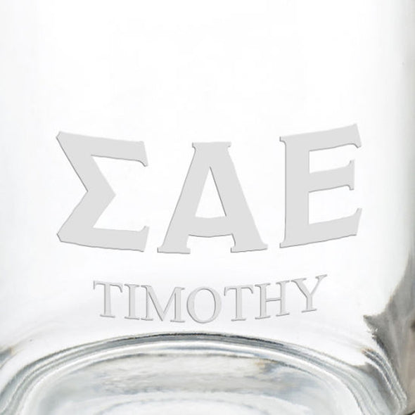 Sigma Alpha Epsilon 13 oz Glass Coffee Mug Shot #3