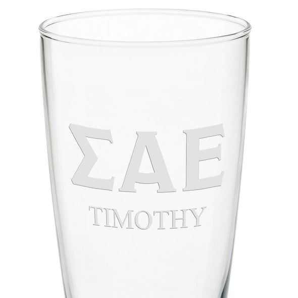 Sigma Alpha Epsilon 20oz Pilsner Glasses - Set of 2 Shot #3