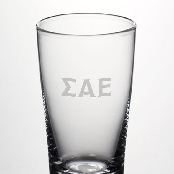 Sigma Alpha Epsilon Ascutney Pint Glass by Simon Pearce Shot #2