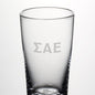 Sigma Alpha Epsilon Ascutney Pint Glasses by Simon Pearce Shot #2