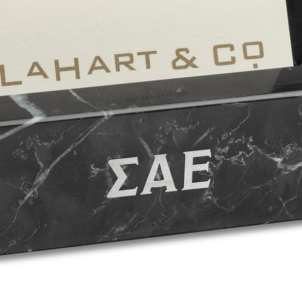 Sigma Alpha Epsilon Marble Business Card Holder Shot #2