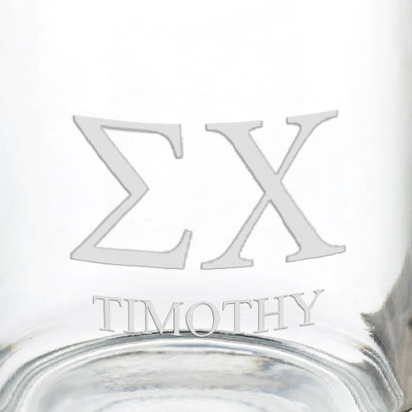 Sigma Chi 13 oz Glass Coffee Mug Shot #3
