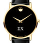 Sigma Chi Men's Movado Gold Museum Classic Leather Shot #1