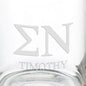 Sigma Nu 13 oz Glass Coffee Mug Shot #3