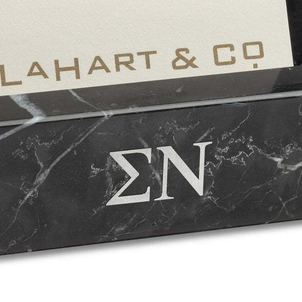 Sigma Nu Marble Business Card Holder Shot #2