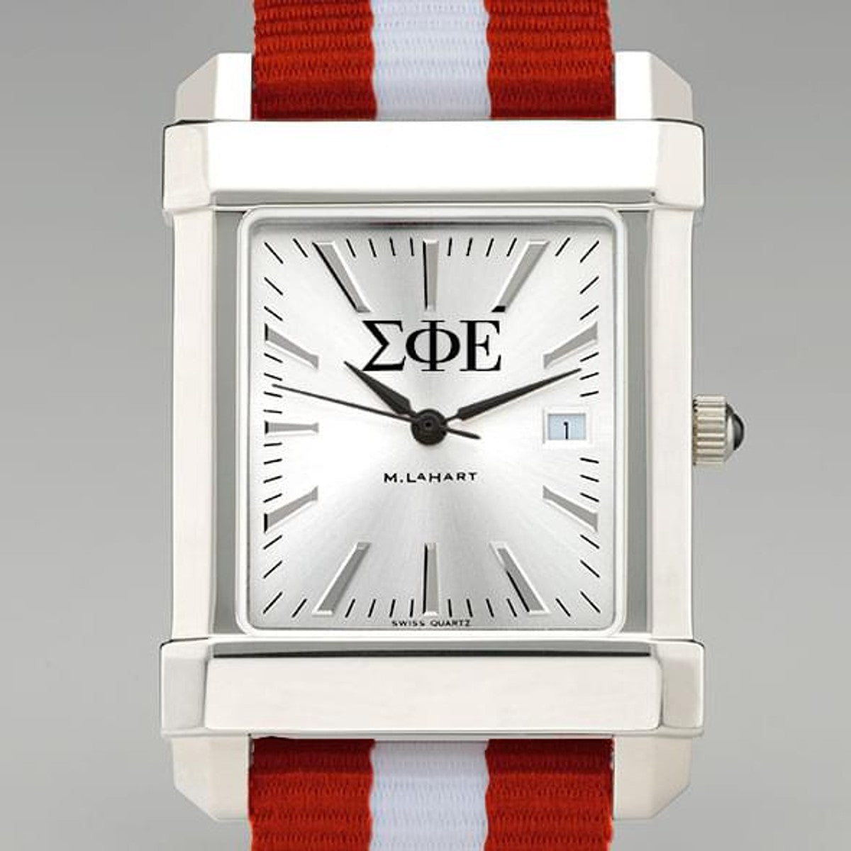 Sigma Watch Collection Sigma Phi Epsilon Men's Collegiate Watch w/ RAF Nylon Strap | M.LaHart ...