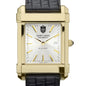 SLU Men's Gold Watch with 2-Tone Dial & Leather Strap at M.LaHart & Co. Shot #1