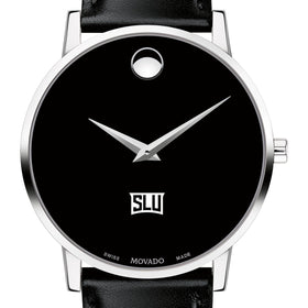 SLU Men's Movado Museum with Leather Strap Shot #1
