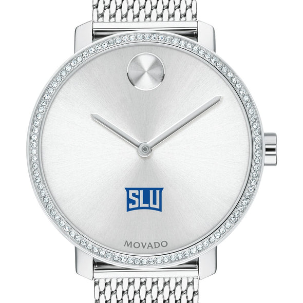 SLU Women's Movado Bold with Crystal Bezel & Mesh Bracelet Shot #1