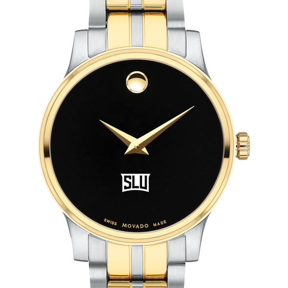 SLU Women's Movado Collection Two-Tone Watch with Black Dial Shot #1