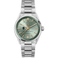 SLU Women's TAG Heuer Steel Carrera Automatic with Green Dial Shot #2