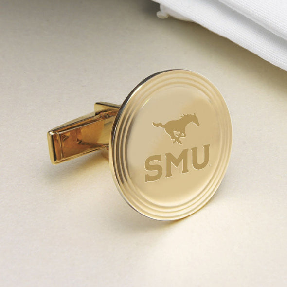 SMU 18K Gold Cufflinks Shot #2