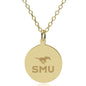 SMU 18K Gold Pendant & Chain Shot #1