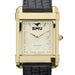 SMU Men's Gold Quad with Leather Strap