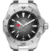 SMU Men's TAG Heuer Steel Automatic Aquaracer with Black Dial