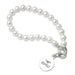 SMU Pearl Bracelet with Sterling Silver Charm