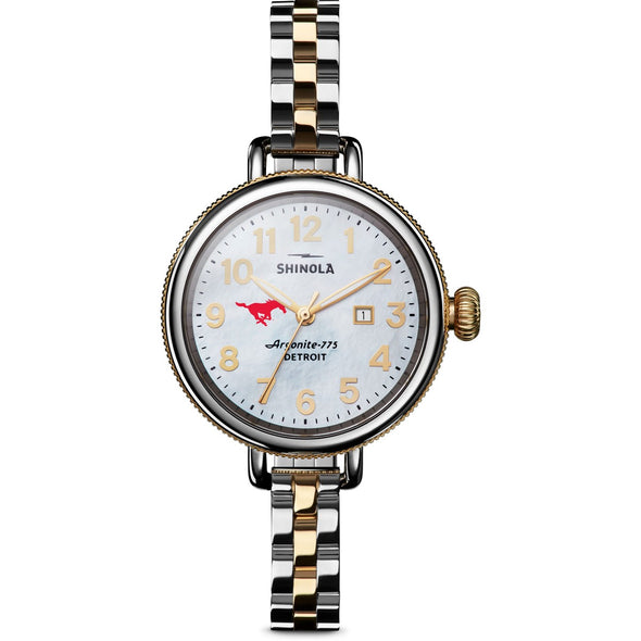 SMU Shinola Watch, The Birdy 34 mm MOP Dial Shot #2