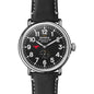 SMU Shinola Watch, The Runwell 47 mm Black Dial Shot #2
