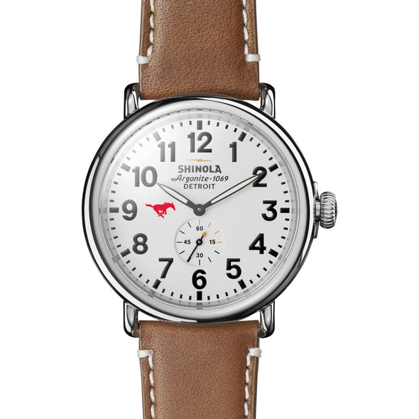SMU Shinola Watch, The Runwell 47 mm White Dial Shot #2