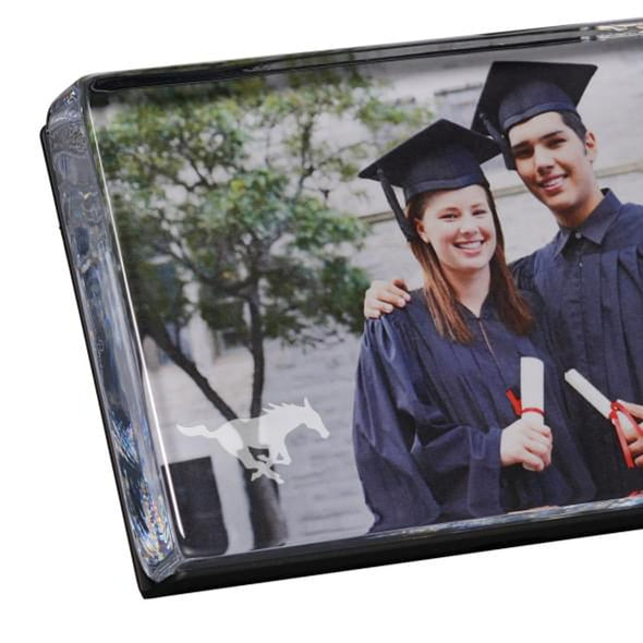 SMU Simon Pearce Glass Photo Block Shot #2