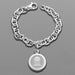 SMU Sterling Silver Charm Bracelet